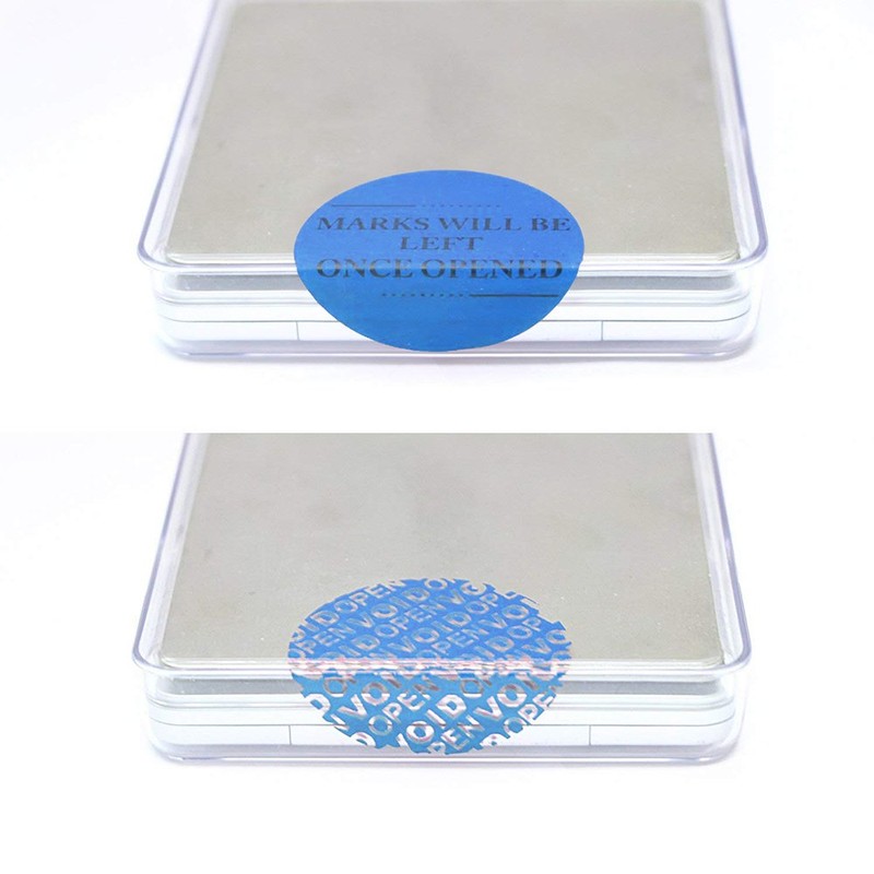 100pcs Tamper Evident Security Stickers,Solitary Walker Safety Prevent Opened Warranty