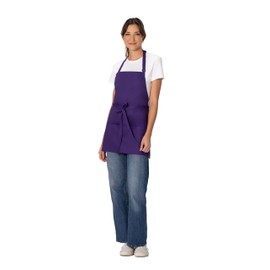 Chef Works Unisex Three Pocket Apron, Purple, One Size