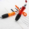 5 Pieces Wide Grip Pens with Lanyard and Refills, Big