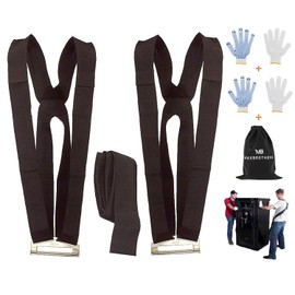 MAXBROTHERS Moving Straps(5" of Width), 2-Person Lifting and Moving System, Moving Straps for Lifting Heavy Furniture, Appliances, or Any Item up to 800 lbs, 2 Years Warranty