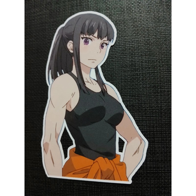 Maki Oze Fire Force Glossy Sticker Anime Waterproof!