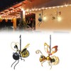Hanging Solar Bee Light, 2pcs Solar Lanterns for Outside, 2025
