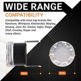 BlueStars Update 2 Packs 661566 Dishwasher High Limit Thermostat - Exact Fit for Whirlpool & Kenmore Dishwashers - Replaces WP661566 3371618 W10339474 AP6010246 PS11743423 AP6010246