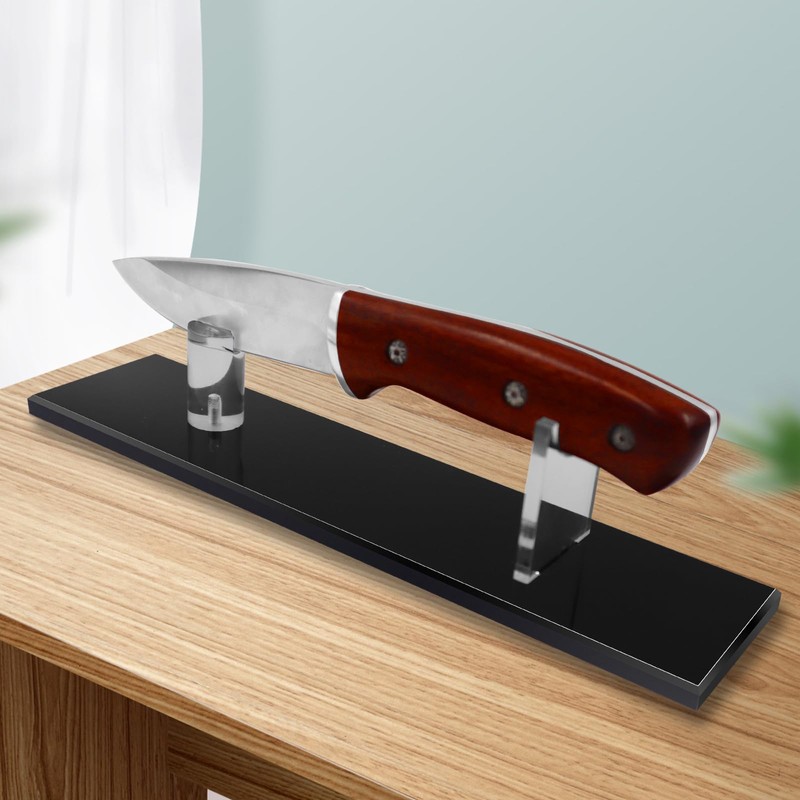 VOFSTAND Acrylic Pocket Knife Display Stand for Securing Single Knife