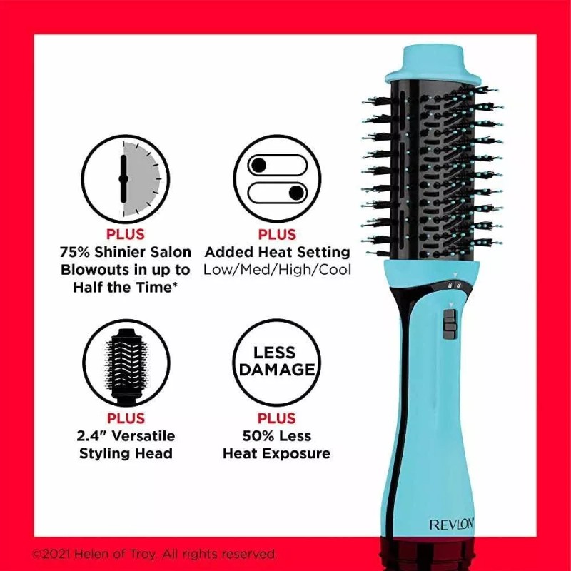 Revlon One-step Plus - Cepillo De Aire Caliente Y Secador