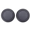 2PCS Lens Rear Caps ABS Plastic Snap On Lens Back