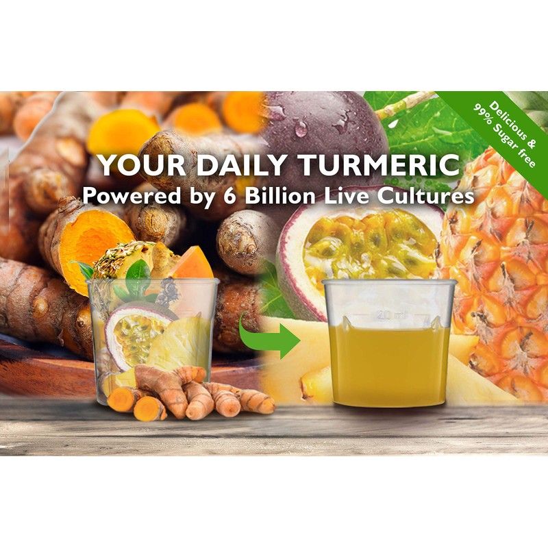 Turmeric Curcumin with BioCultures & Enzymes - Fermented High Strength