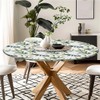 artslion Outdoor Round Tablecloth with Elastic Band 44In-110cm Elastic Garden