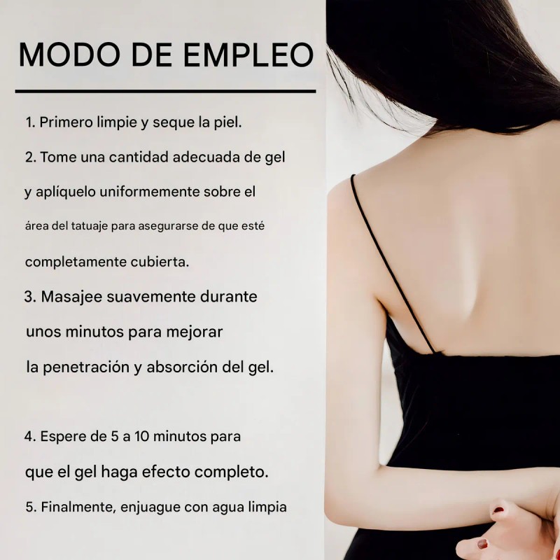MOPOYAT Gel Hidratante Vegano Cuidado De Tatuajes 30g