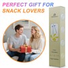 DWEHSHIELD 4 PCS Finger Chopsticks for Gamers - Snack Grabber
