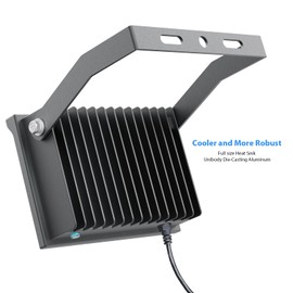 Univivi IR Spotlight, 850 nm Wide Angle IR Headlight for Night Vision, IP67 Waterproof, 10 LEDs, Nfrarot Light with 12 V DC Power Supply for IP Camera, CCTV Surveillance Camera for Indoor and Outdoor