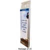 Christian Bookmark with Bible Verse, Pack of 25, Assurance Themed,