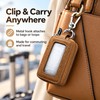 Genuine Leather Key Holder for Car & House Keys –