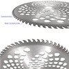 FJCSWJ 2 Pack 10" x80T Carbide Tip Brush Cutter Blades