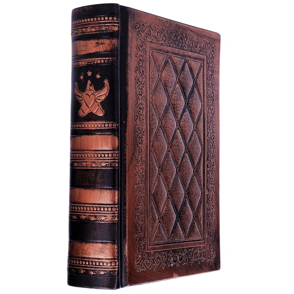 Antique Notebook b6 Spellbook Style Hard Cover Diary Free Book