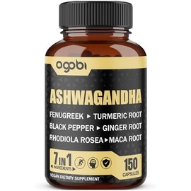 Ashwagandha Extract Capsules 7 Herbal Ingredients 8050 mg -