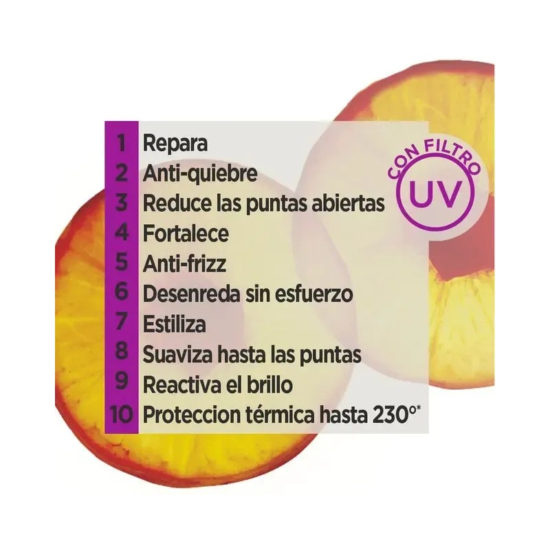 Crema para Peinar Garnier Fructis Borrador de Daño, 300 ml