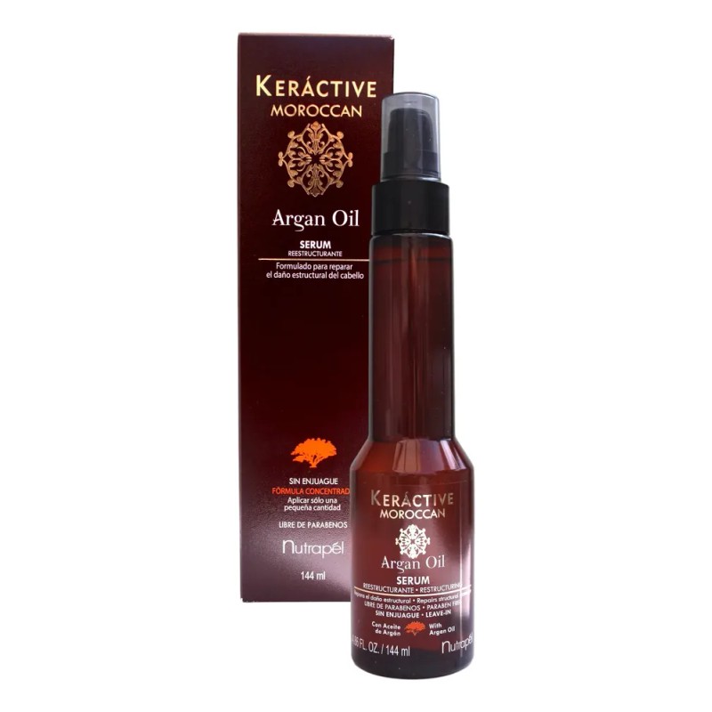 Nutrapel Keractive Moroccan Argan Serum 144ml - 1 Pieza