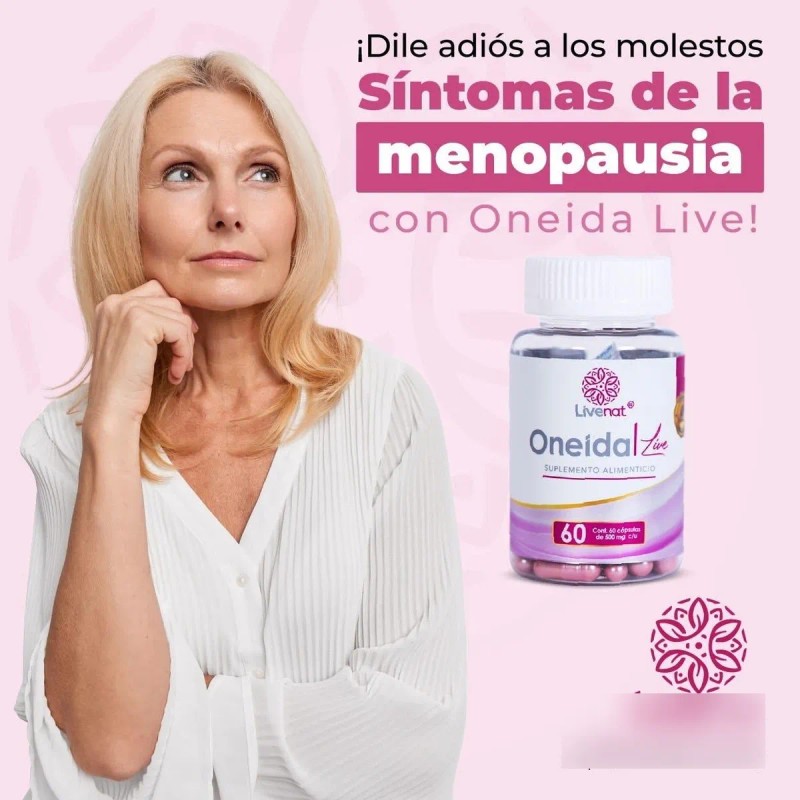 Oneida Womanlive Livenat Contrrol Hormonal Y Vitaminas Sin Sabor