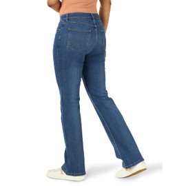 Wrangler Womens High Rise Bold Boot Jeans, Hudson, 10 1 US