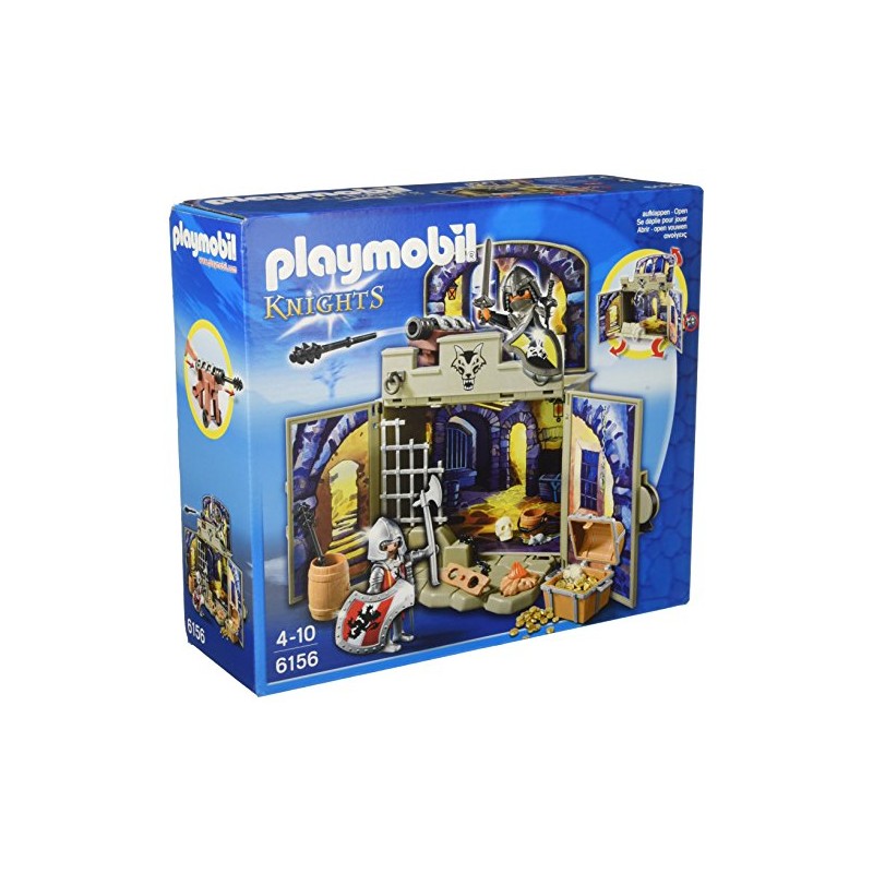 Playmobil Knights' Treasure Play Box Building Set - 89 Pieces