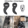 Pliver Wrench Adapter Head, 2 x Bar Adapter Head Tools,