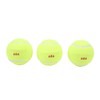 3Pcs Training Tennis Balls 2.6in Chemical Fiber Silicone Accurate Portable