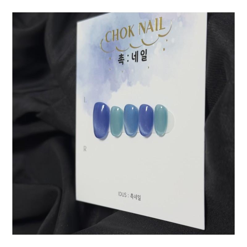 CHOK: 05 I'll show you the seaHandmade nail - oval