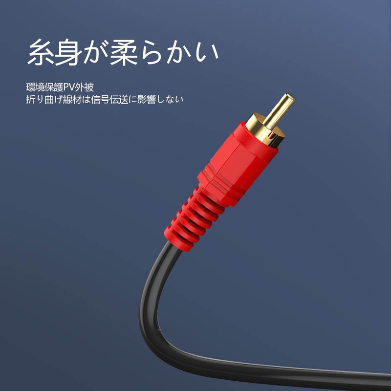 SZSL 3RCA Video Cable AV Cable (Red, White, Yellow) 3