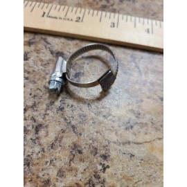 Unbranded Duct Hose Clamp for Spiral Duct 304 SS w/ Steel Screw 9/16"-11/16" ID, RH Spiral