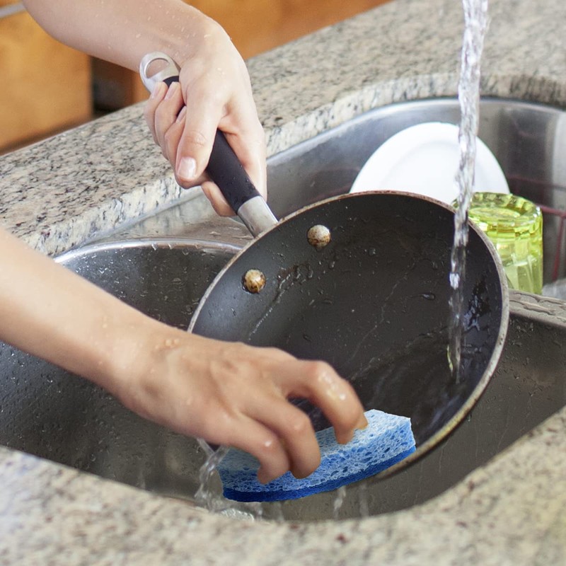 Pine-Sol Non Scratch Scrub Sponges - Double Sided Dish Scrubber