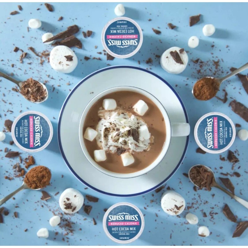 Swiss Miss Reduced Calories Hot Light Cocoa Single-Serve K-Cup®, Pods
