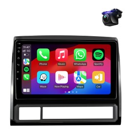 Car Stereo Radio for Toyota Tacoma 2005-2015 9 inch Touch Screen with Wireless Carplay/Android Auto / Android12 / FM RDS/GPS Navigation/HD Backup Camera