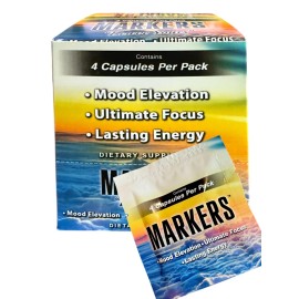 Markers Mood Elevation Ultimate Focus Lasting Energy 6 Packs 12 Servings