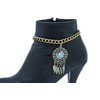 TrendyFashionJewelry TFJ Women Western Boot Chain Metal Bracelet Anklet High