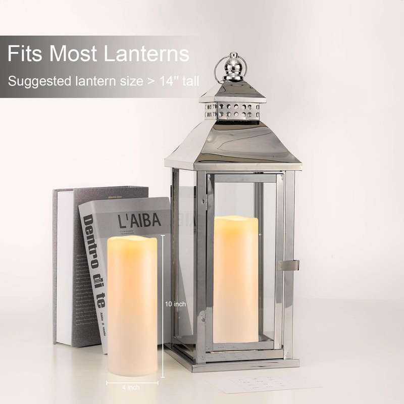 Amagic 2 Pack 10" x 4" Outdoor Plastic Electric flameless