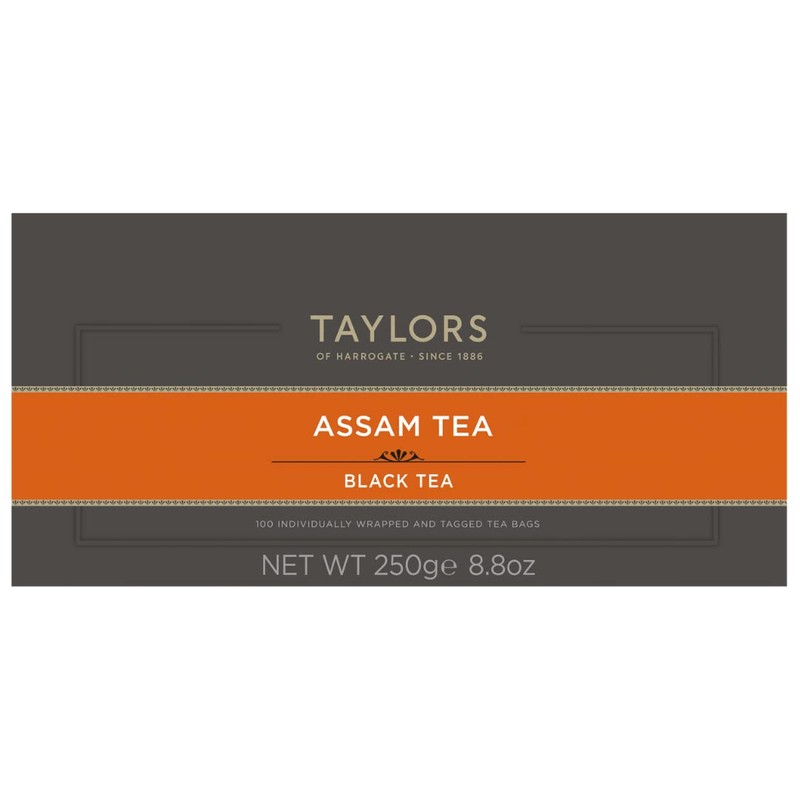 Taylors of Harrogate Assam, 100 Count (Pack of 1)