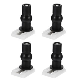 FEQDWOX Toilet Seat Attachment from Top Toilet Seat Fixed Toilet Seat Lid Screws for Toilet Top Mounting Hinge Accessories Pack of 4