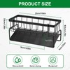 Huiguli Kitchen Sink Caddy Organiser, Sponge Drain Rack Stainless Steel