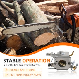 GoaMotors Carburetor 530071987 with Air Filter Tune Up Kit Fit for Husqvarna 36 41 136 137 137E 141 142 141LE 142E Chainsaw for Poulan 2200 2500 2600 Chainsaw Replaces for WT-834, WT-657, WT-529