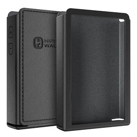 Protective PU Leather Case for H2 Portable HiFi Music Player, Shockproof & Durable, Black