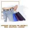 Grosun 1.5 inch Patterned Nylon Webbing Belt Webbing Straps Purse