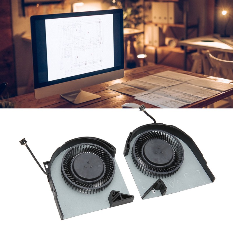 Replacement Cooling Fan 4 Pin Laptop Cooling Fan for DELL