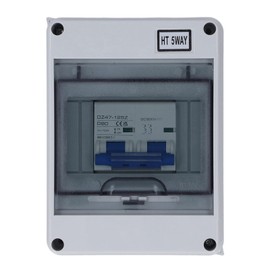 Circuit Breaker with PV Combiner Box, DZ47-125Z D80 Micro Circuit Breaker IP65 Waterproof Distribution Box for Solar Panel
