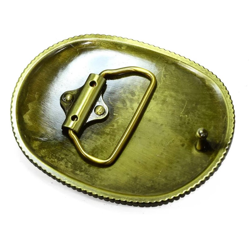 GURANSE 3D Acanthus Flower parterre Style Cowboy Western Belt Buckle,