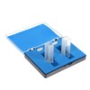 TEHAUX 2pcs Quartz Cuvette with PTFE Lid, Standard 10mm 3.5ml
