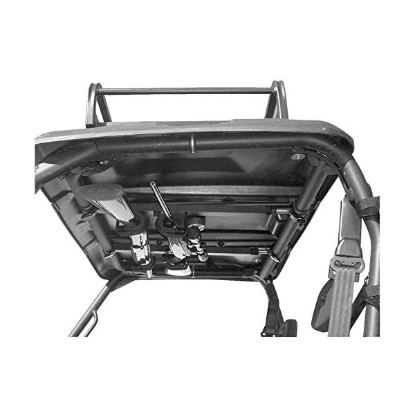 Great Day QD854OGR Quick-Draw UTV Overhead Two Gun Rack for 10 to 15-Inch Polaris RZR Roof