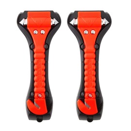 Car Emergency Set, Rescue Hammer, Emergency Escape, Seat Belt Cutter, Window Hammer, Set of 2