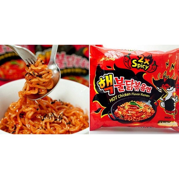 Samyang 2X Spicy Hot Chicken Flavor Ramen_KOREAN SPICY NOODLE (140g Each) (20 packs)