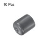sourcing map 10pcs Rubber End Caps 28mm ID Vinyl Round